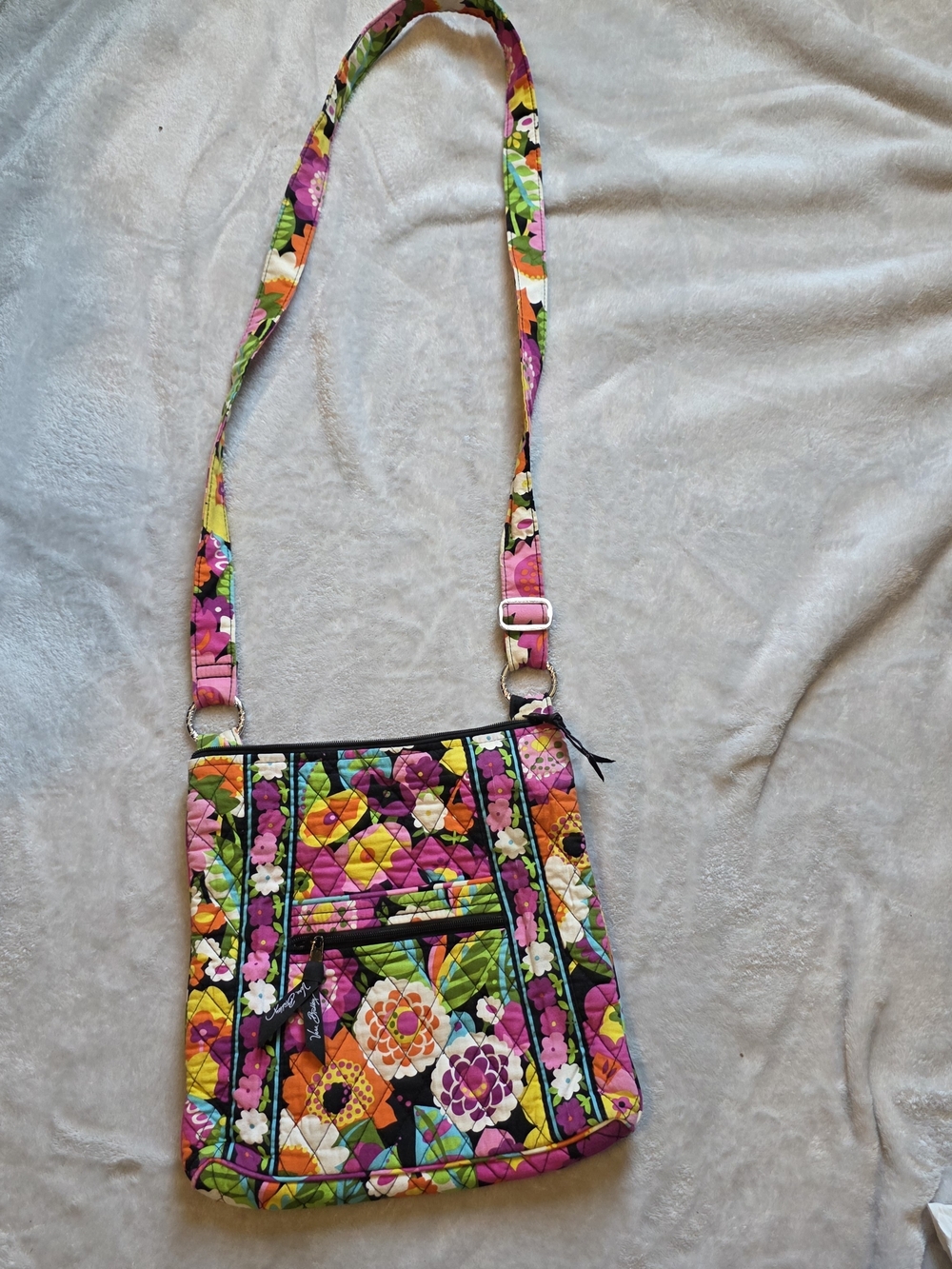 Vera Bradley Va Va Bloom Quilted Hipster Purse